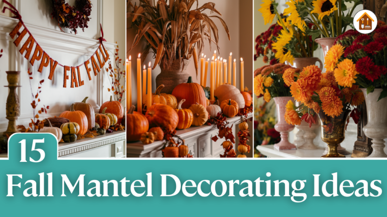 15 Fall Mantel Decorating Ideas