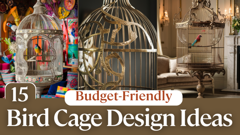 15 Bird Cage Design Ideas [Budget-Friendly] - The Phulwari