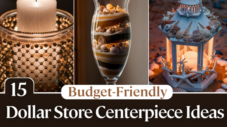 Budget-Friendly Elegance: 15 Dollar Store Centerpiece Ideas