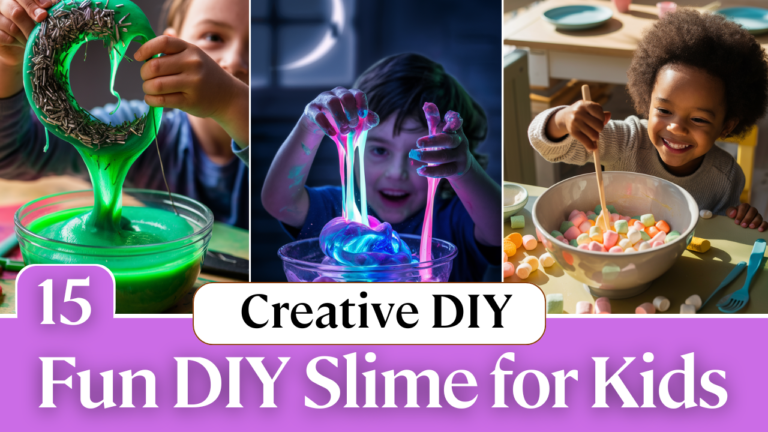 Get Ready to Squish: 15 Fun DIY Slime for Kids