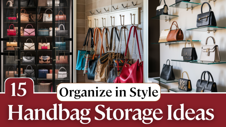 Organize in Style: 15 Handbag Storage Ideas for Every Closet