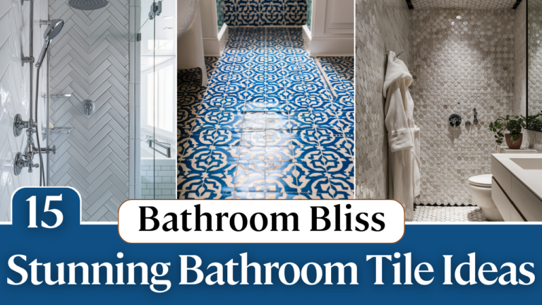 15 Bathroom Tile Ideas That Will Blow Your Mind