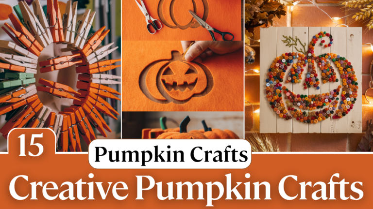 15 Creative Pumpkin Crafts to Try This Fall