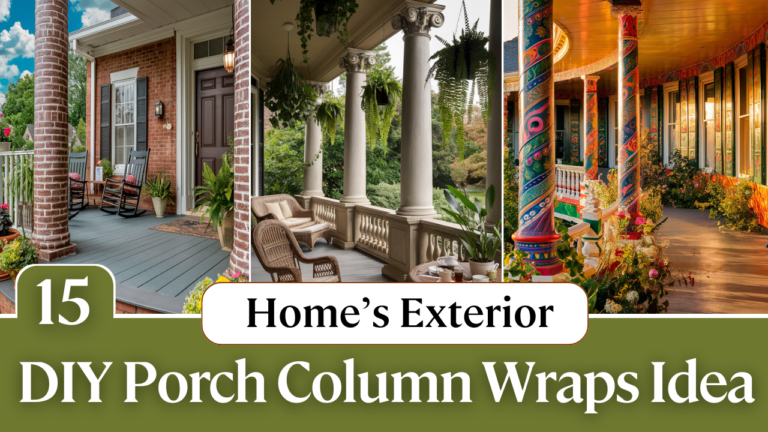 15 DIY Porch Column Wraps to Revamp Your Home’s Exterior