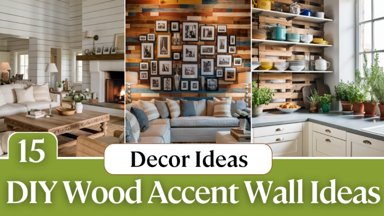 Transform Your Space with These 17 DIY Wood Accent Wall Ideas