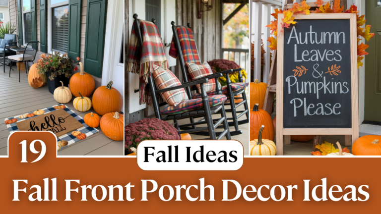 20 Fall Front Porch Decor Ideas