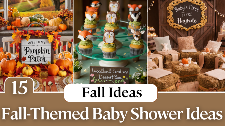 15 Fall-Themed Baby Shower Ideas