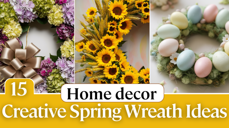 15 Creative Spring Wreath Ideas to Brighten Your Home