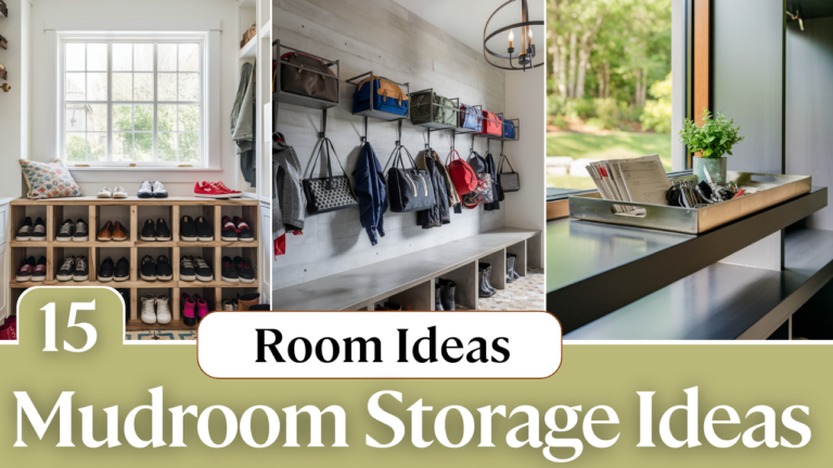 15 Genius Mudroom Storage Ideas That Will Transform Your Space!