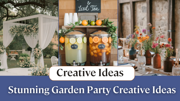 15 Stunning Garden Party Creative Ideas