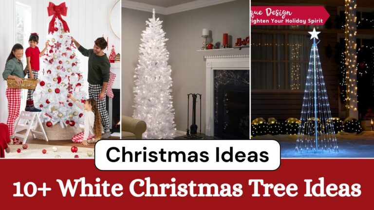 10+ Winter White Christmas Tree Ideas for a Sophisticated Holiday Look