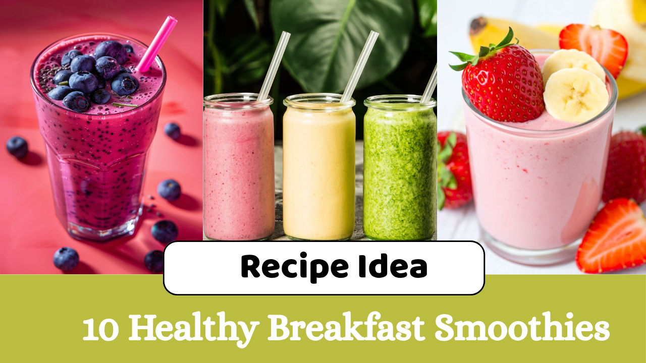 Healthy Breakfast Smoothies